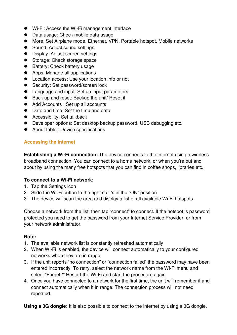 Lenco TAB-705 User Manual | Page 13 / 25