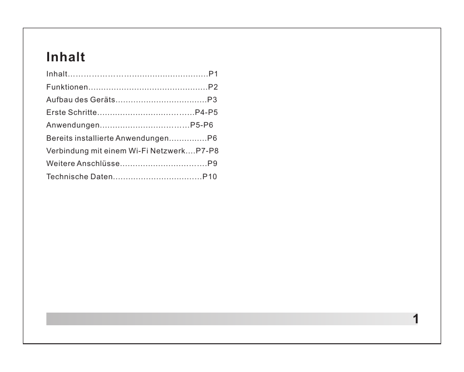 Inhalt | Lenco TAB-711 User Manual | Page 13 / 55