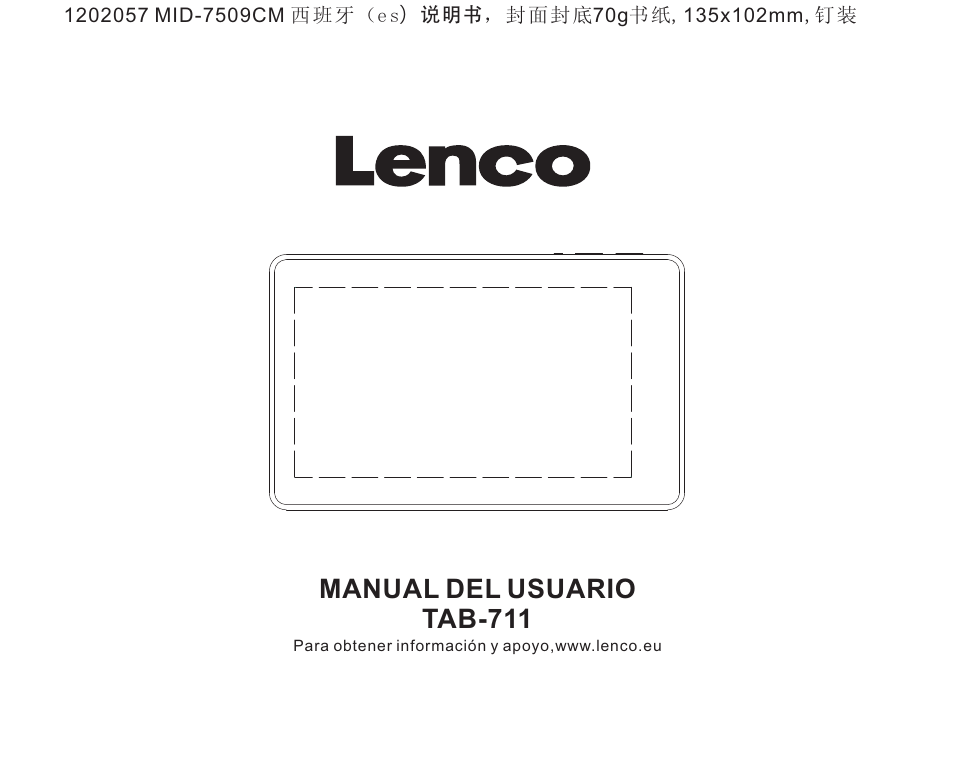 Manual del usuario tab-711 | Lenco TAB-711 User Manual | Page 45 / 55