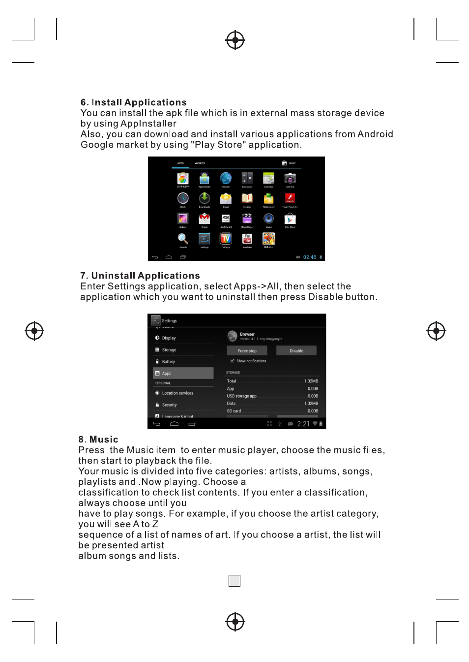 页 10 | Lenco TAB-740 User Manual | Page 11 / 16