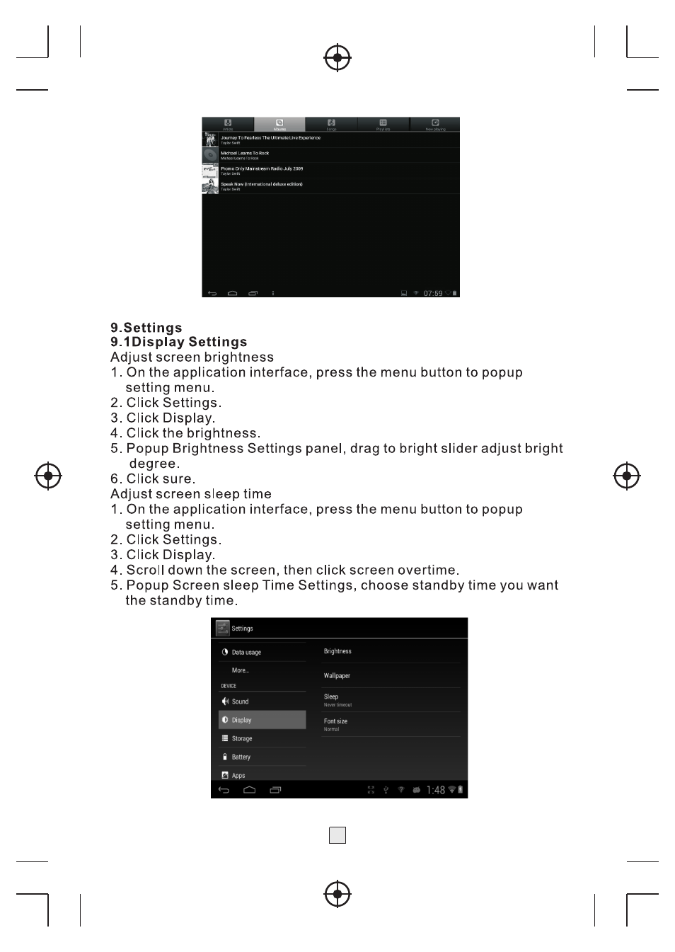 页 11 | Lenco TAB-740 User Manual | Page 12 / 16