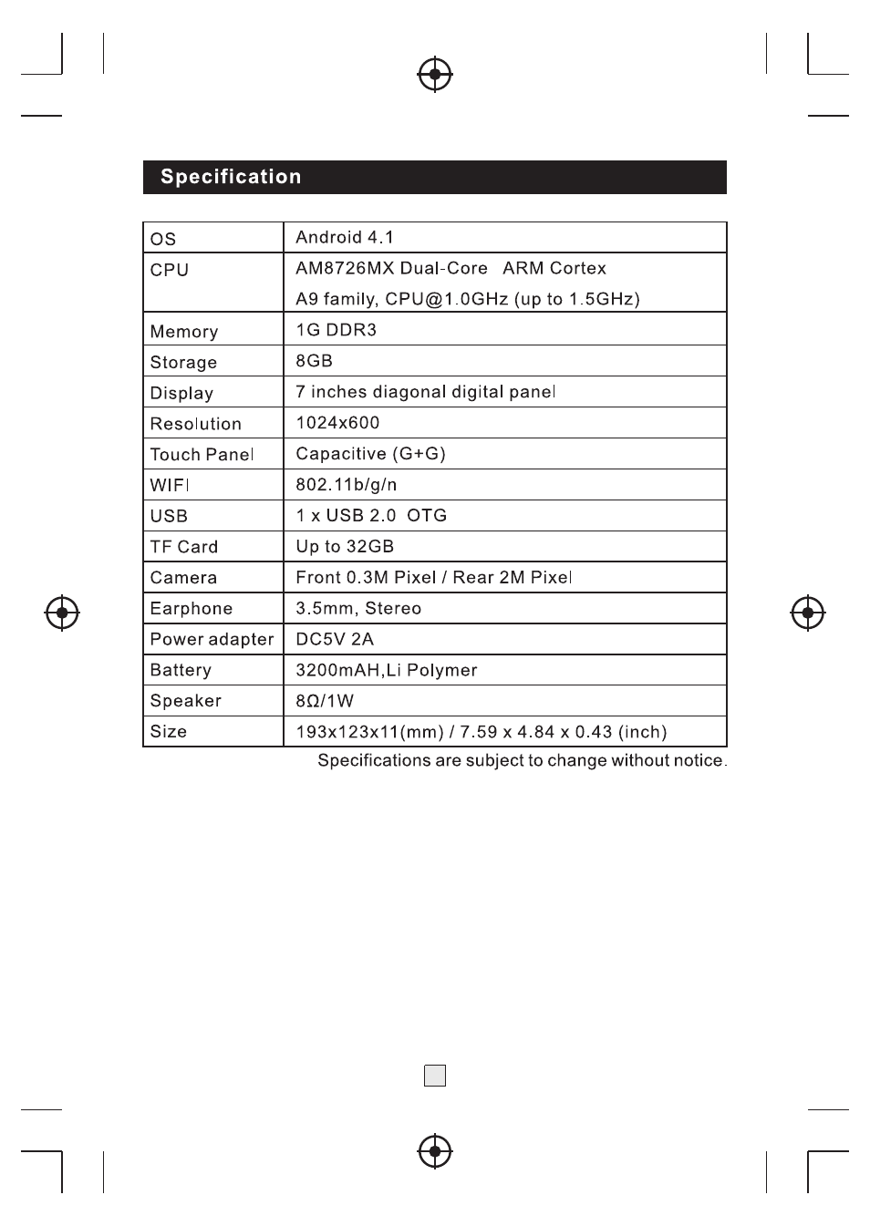 页 14 | Lenco TAB-740 User Manual | Page 15 / 16