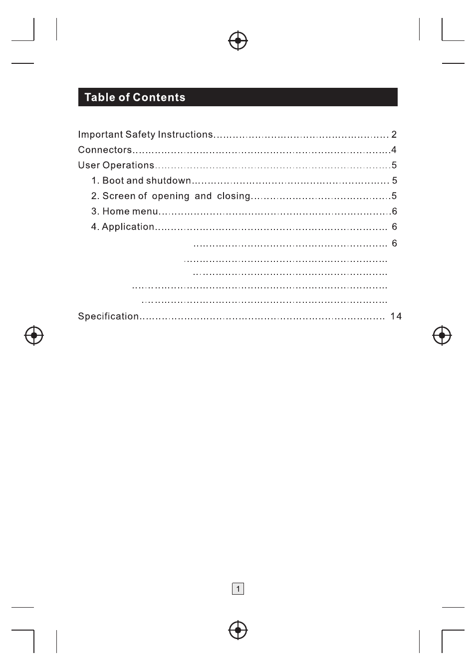 Lenco TAB-740 User Manual | Page 2 / 16