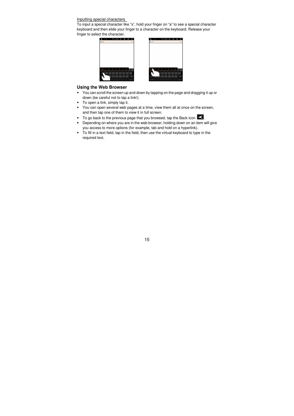 Lenco TAB-811 User Manual | Page 15 / 37