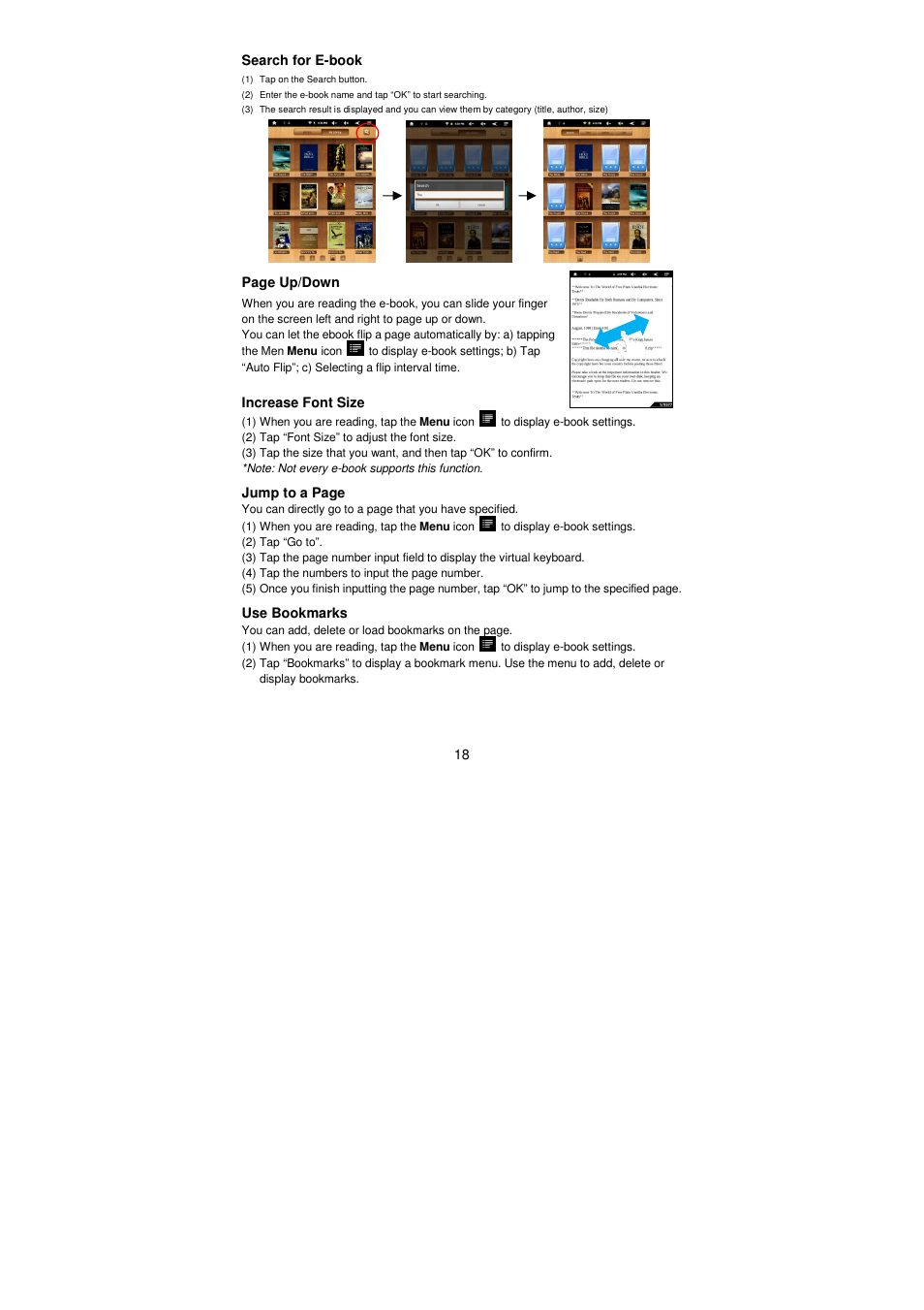 Lenco TAB-811 User Manual | Page 18 / 37