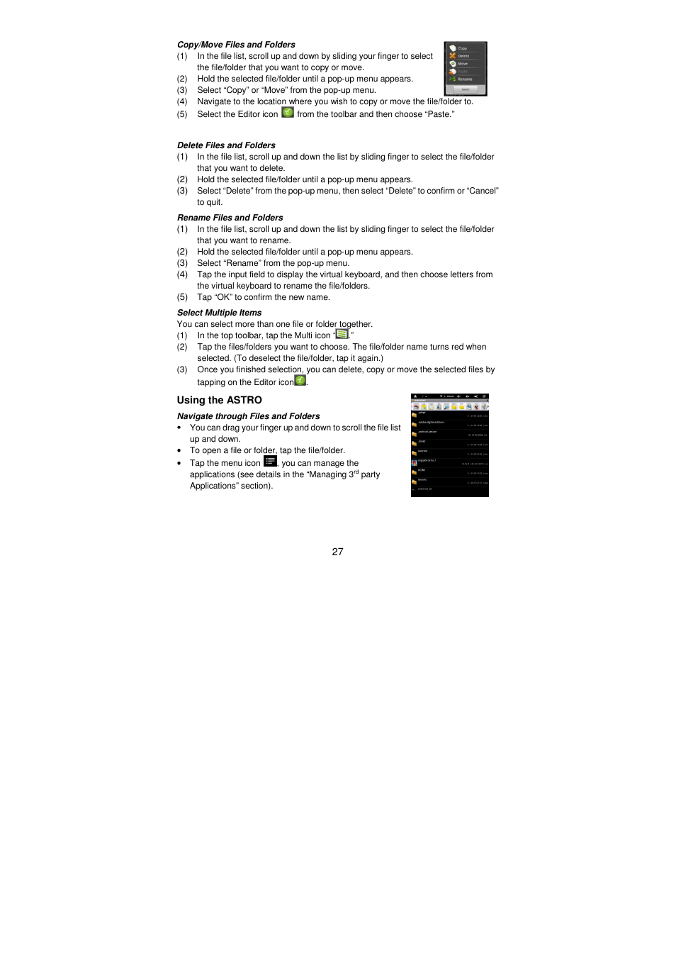 Lenco TAB-811 User Manual | Page 27 / 37