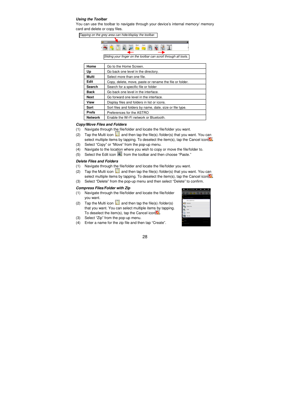 Lenco TAB-811 User Manual | Page 28 / 37