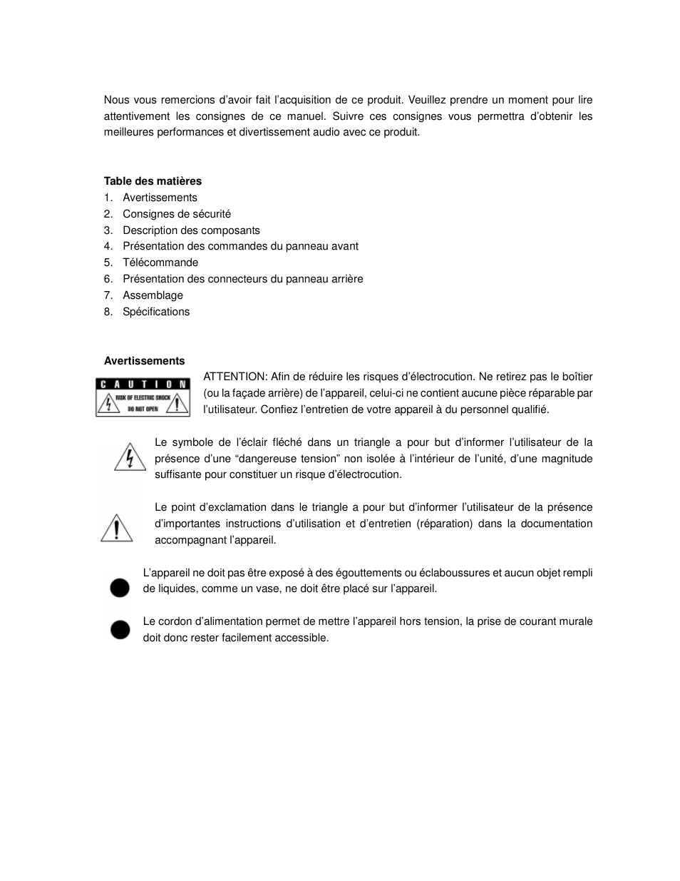 Lenco TBS-5001 User Manual | Page 10 / 40