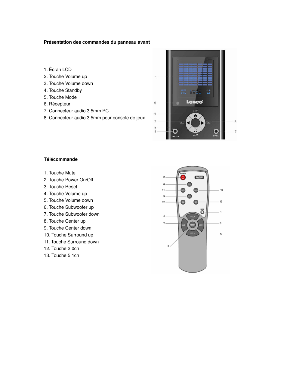 Lenco TBS-5001 User Manual | Page 13 / 40