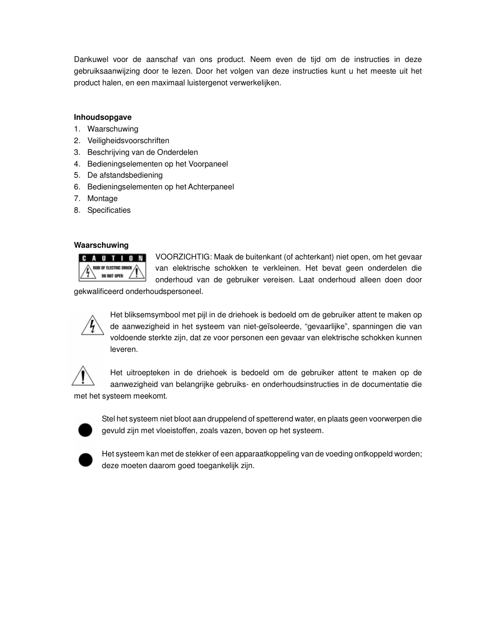 Lenco TBS-5001 User Manual | Page 2 / 40