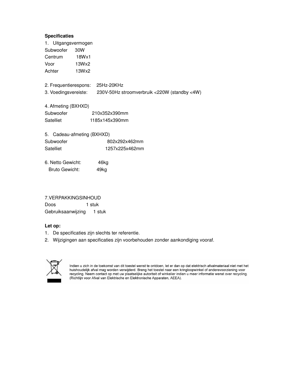 Lenco TBS-5001 User Manual | Page 8 / 40