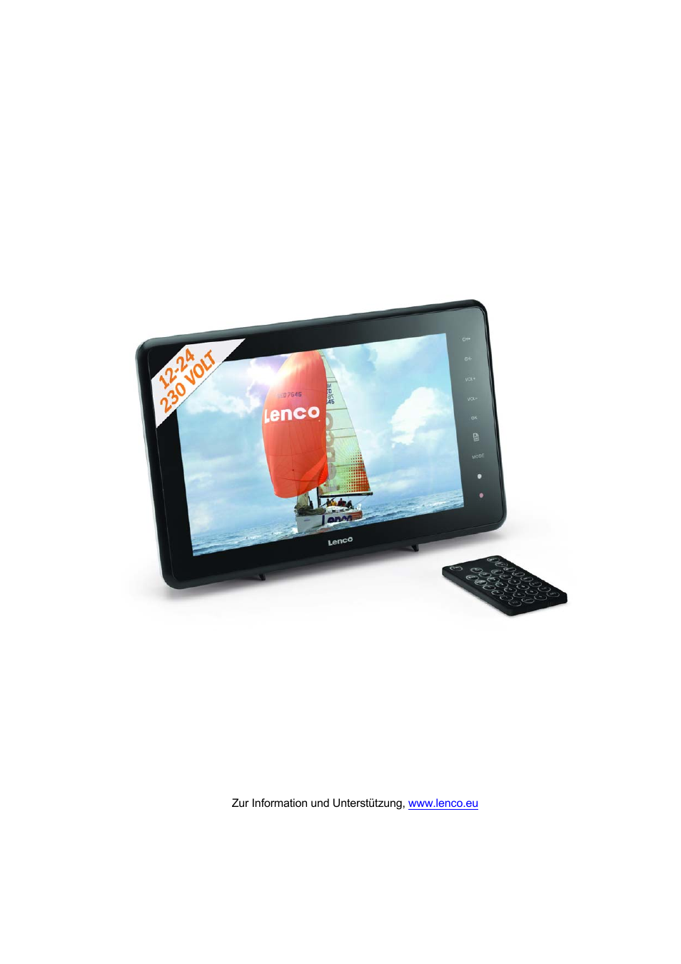 De.pdf, Digitaler und analoger tft-lcd-tv, Bedienungsanleitung für das modell tft-1020 | Lenco TFT-1020 User Manual | Page 126 / 157