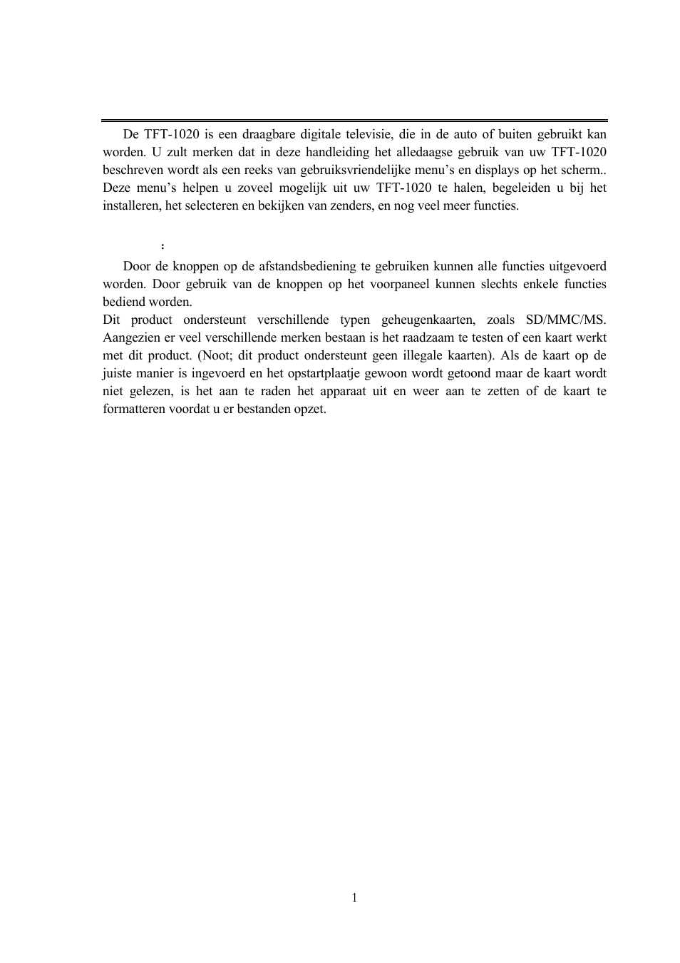 Algemene informatie over de tft-1020 | Lenco TFT-1020 User Manual | Page 36 / 157