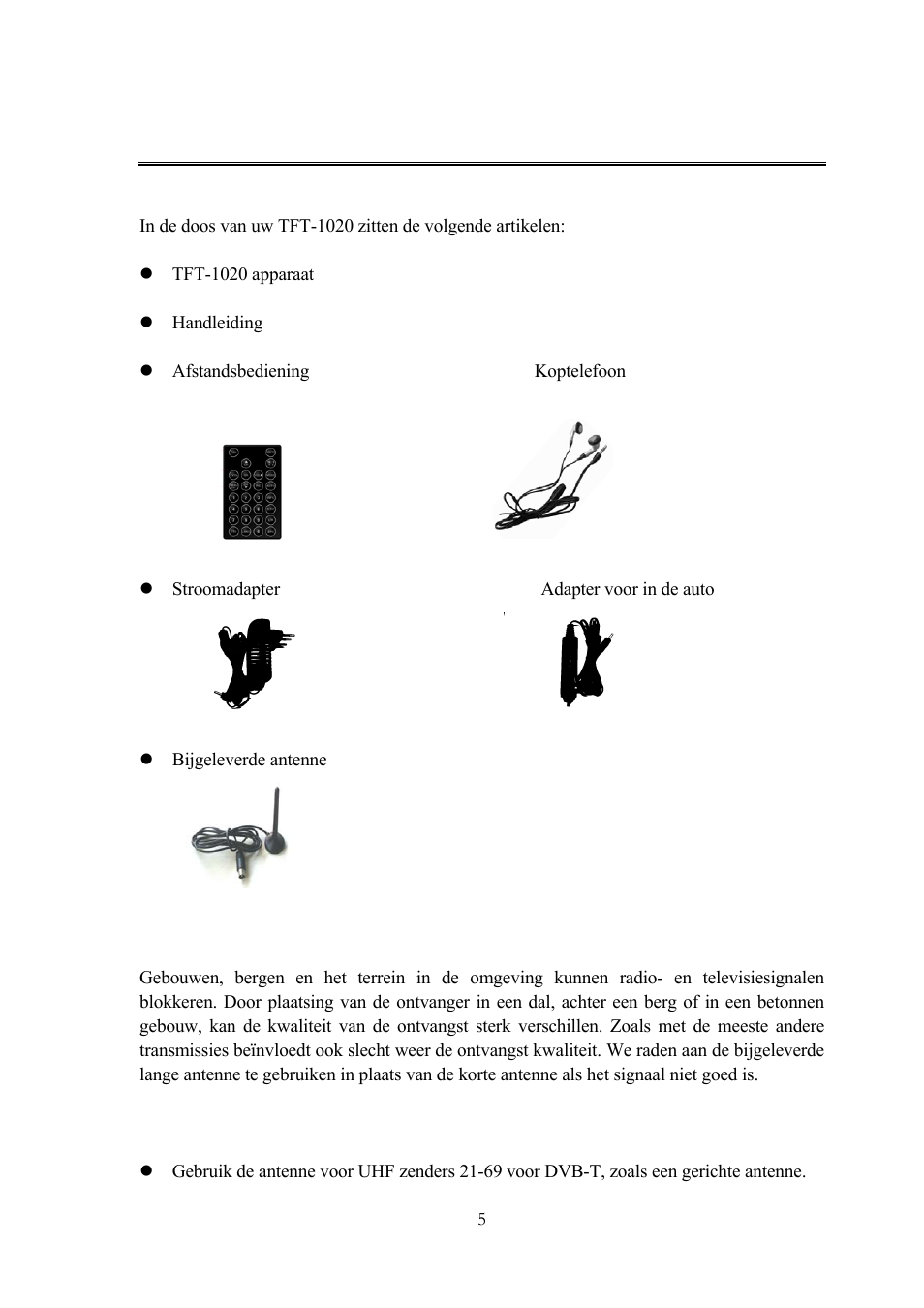 1 checklist, 2 over transmissie, Inleiding | Hecklist, Ver transmissie | Lenco TFT-1020 User Manual | Page 40 / 157