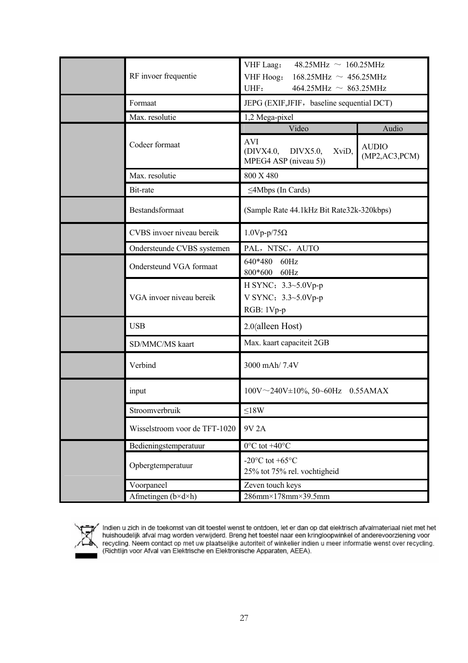 Lenco TFT-1020 User Manual | Page 62 / 157