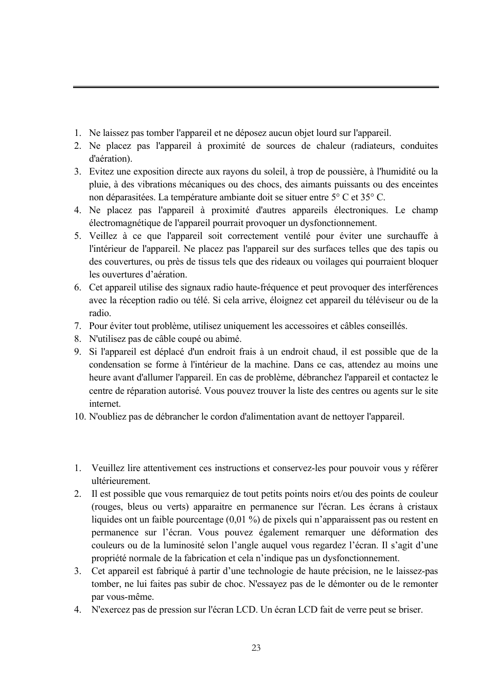 Entretien, 1 entretien de votre tft-1020, 2 remarques sur l'écran | Ntretien de votre, Tft-1020, Emarques sur l, Ecran | Lenco TFT-1020 User Manual | Page 89 / 157