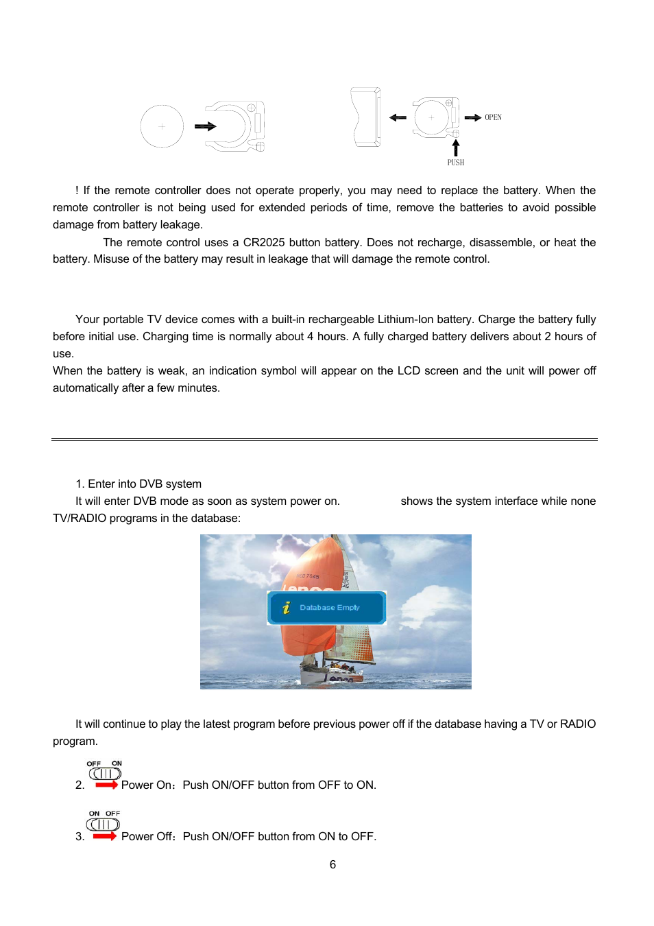 About rechargeable battery, Enter into system and power on-off, Bout | Echargeable, Attery, Basic functions, Nter into system and power on | Lenco TFT-1021 User Manual | Page 10 / 171