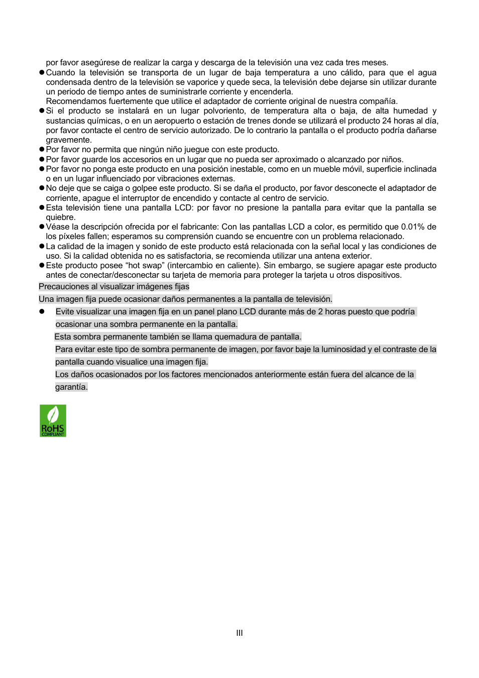 El producto cumple con el requisito rohs | Lenco TFT-1021 User Manual | Page 141 / 171