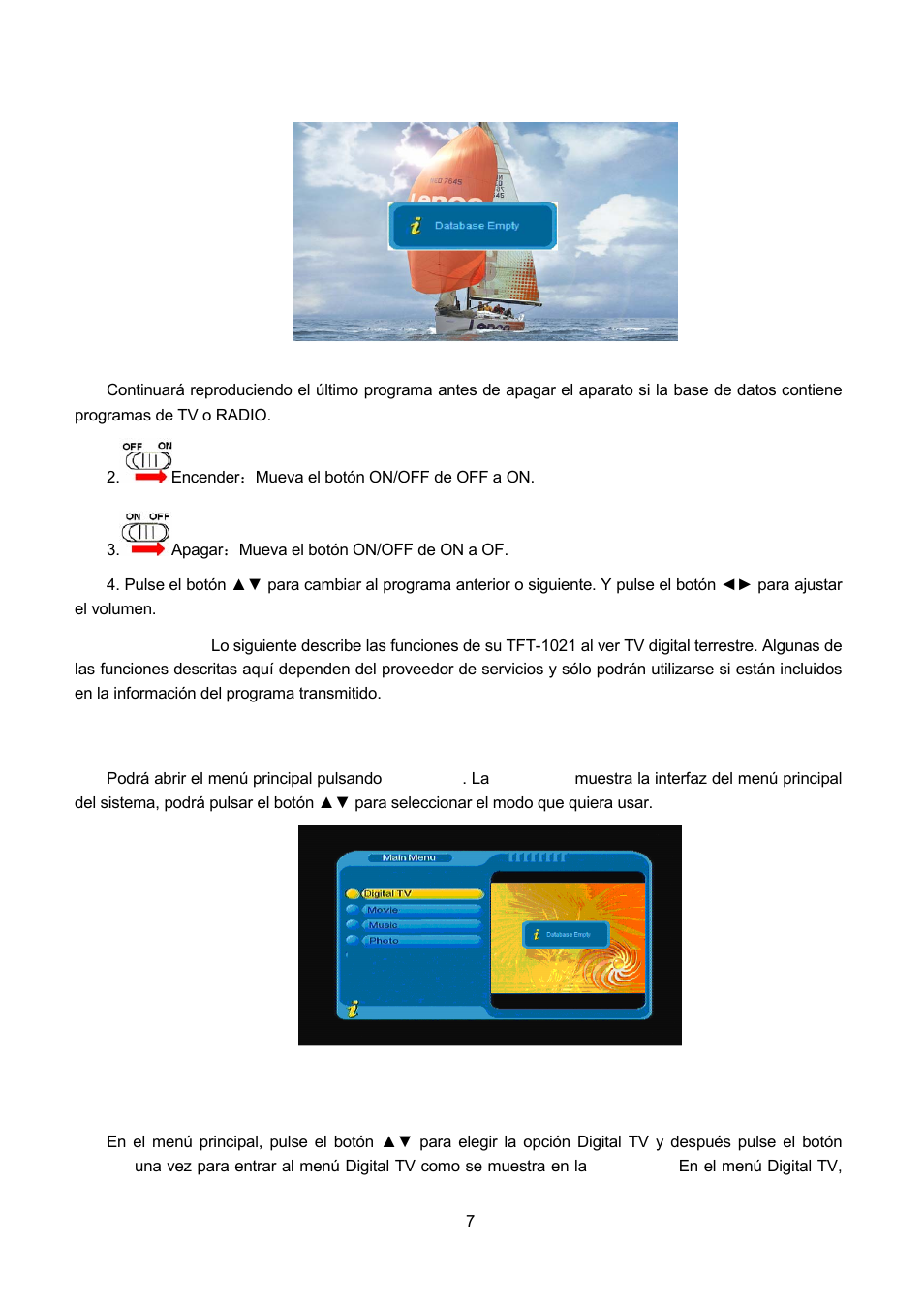 Resumen del menú, 1 digital tv, Esumen del menú | Lenco TFT-1021 User Manual | Page 149 / 171