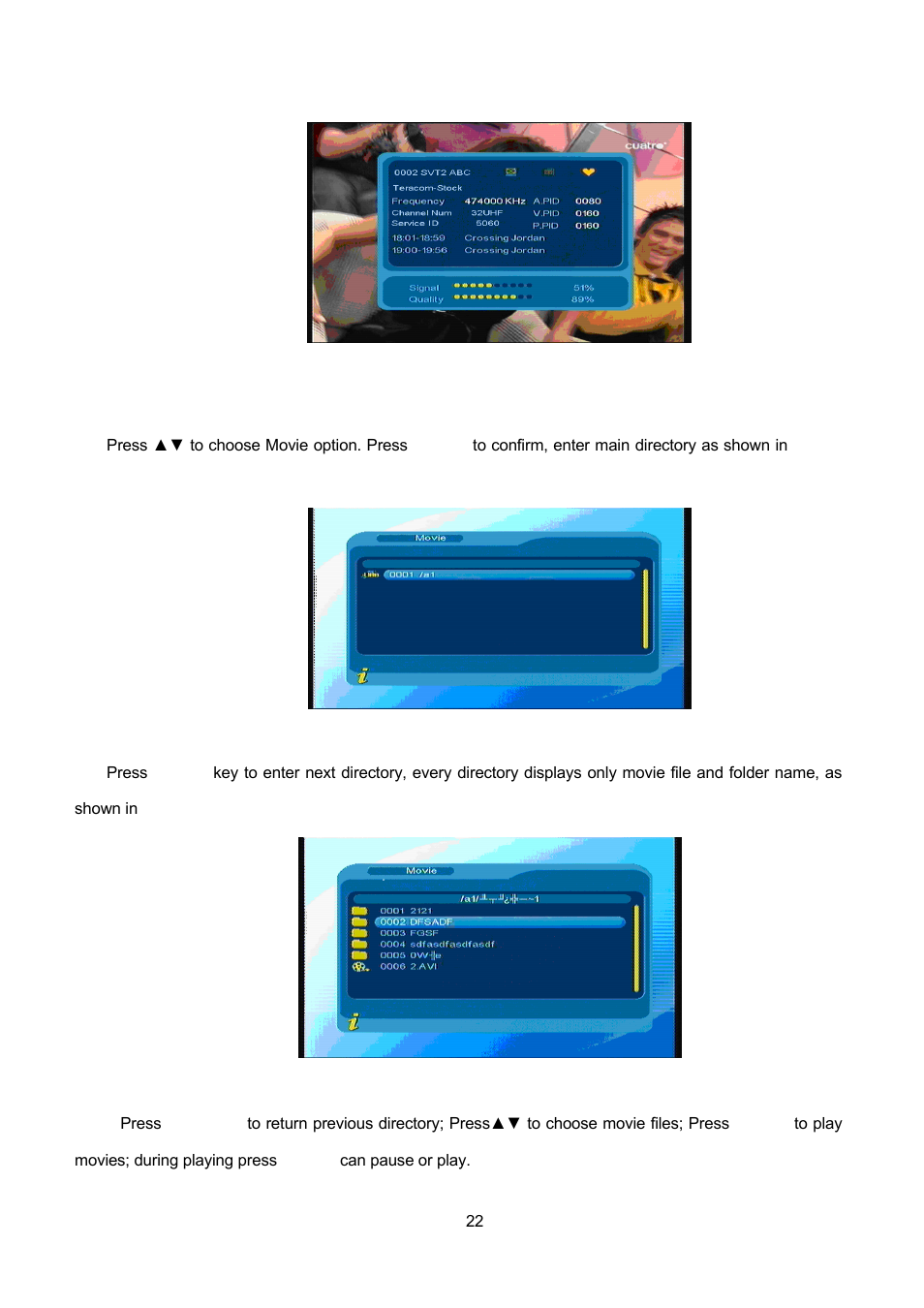 2 movie | Lenco TFT-1021 User Manual | Page 26 / 171