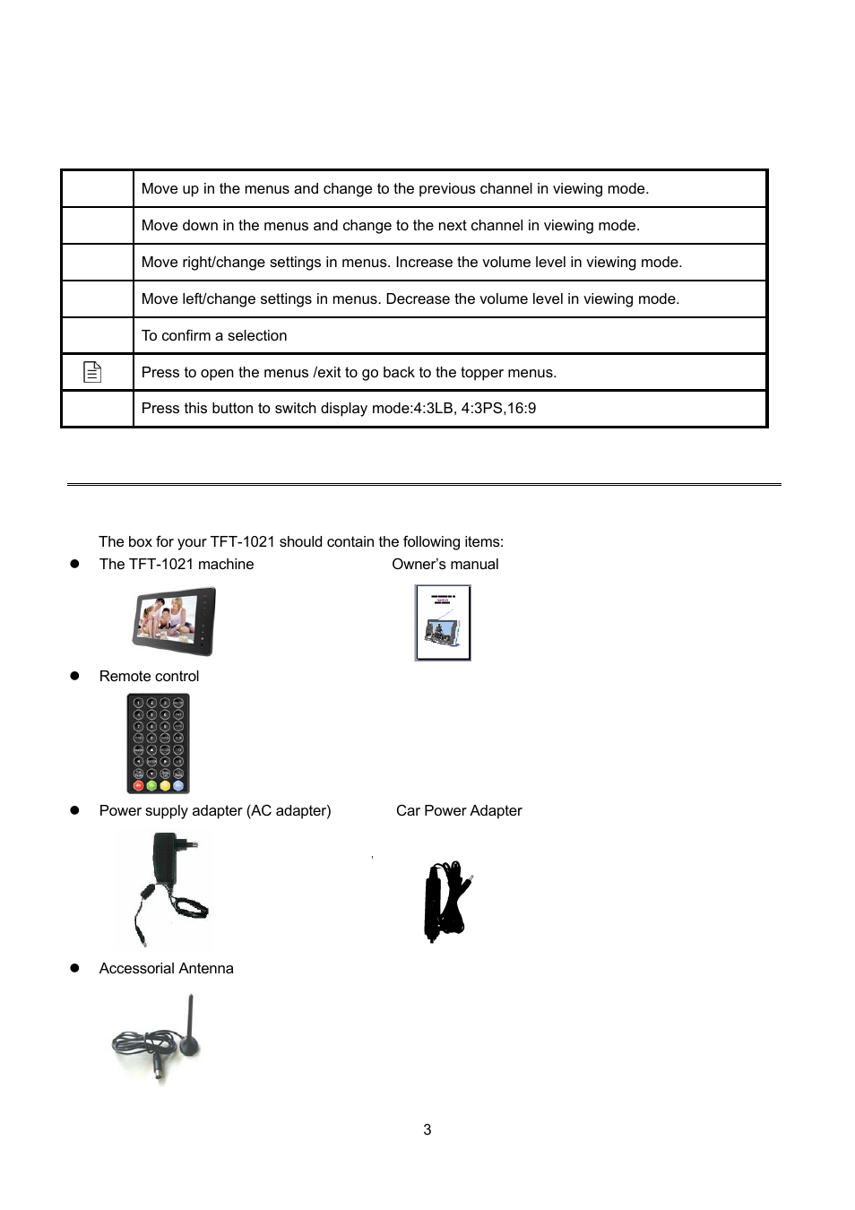 Check list, Introduction, Heck list | Keys definition | Lenco TFT-1021 User Manual | Page 7 / 171