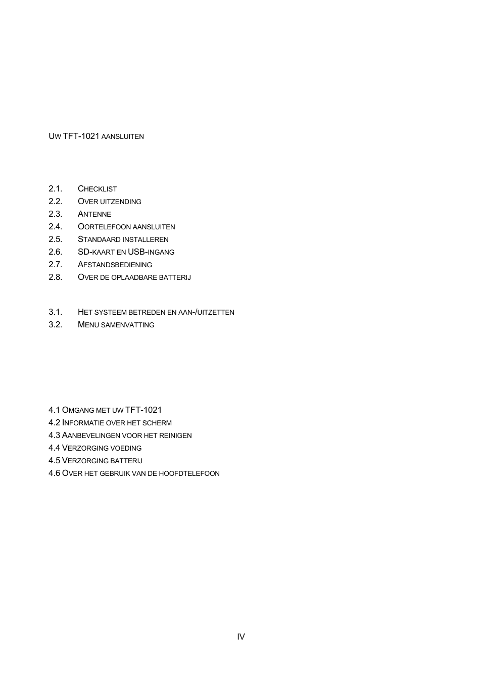 Inhoudsopgave | Lenco TFT-1021 User Manual | Page 73 / 171