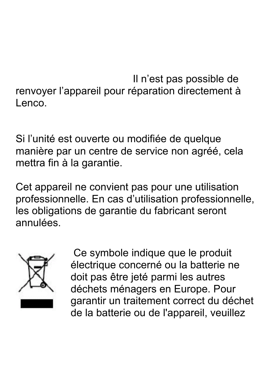 Lenco TFT-1026 User Manual | Page 32 / 37