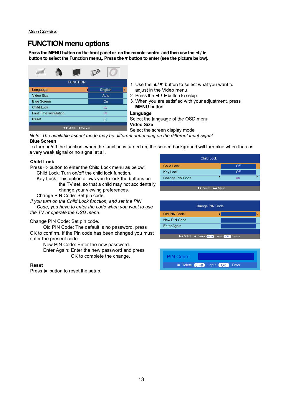 Lenco TFT-2411 User Manual | Page 15 / 20