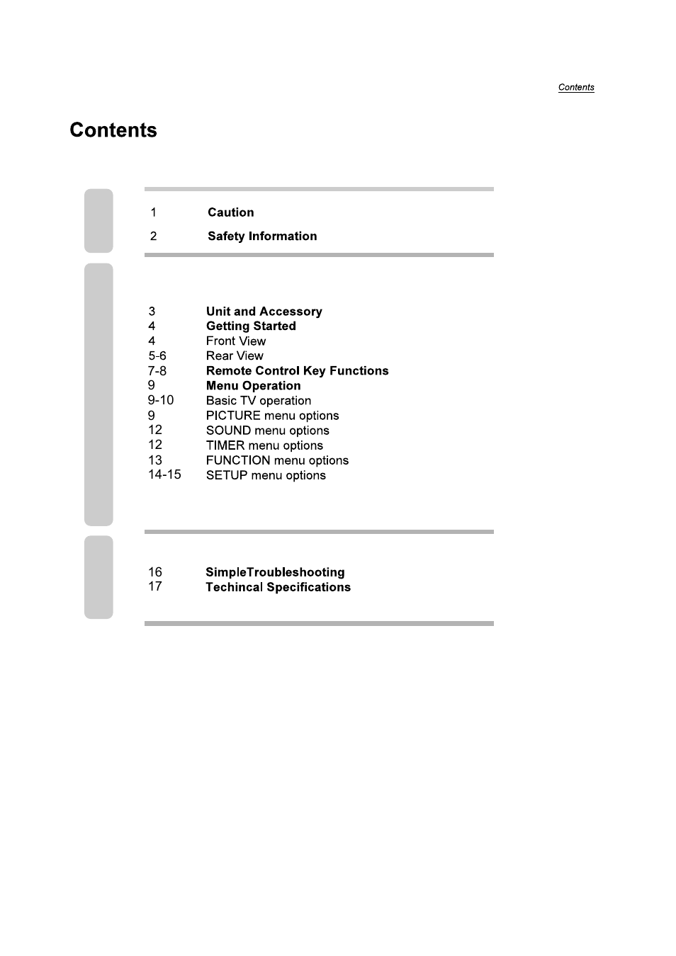 Lenco TFT-2411 User Manual | Page 2 / 20