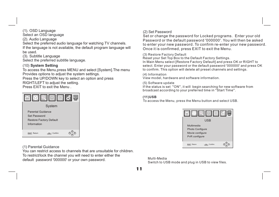 页 12 | Lenco TFT-726 User Manual | Page 12 / 75