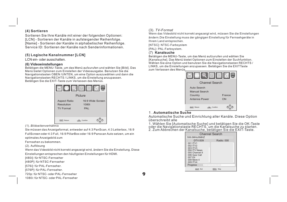 页 10 | Lenco TFT-726 User Manual | Page 25 / 75