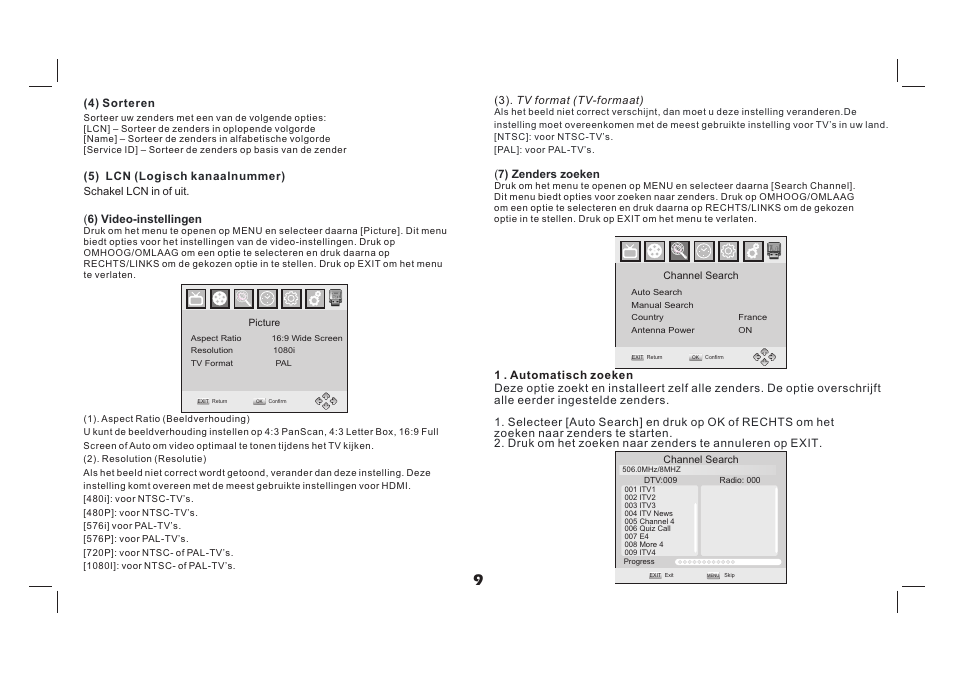 页 10 | Lenco TFT-726 User Manual | Page 40 / 75