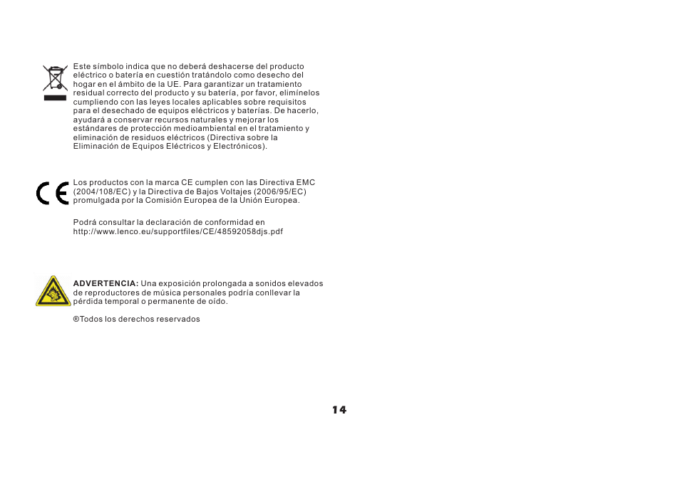页 15 | Lenco TFT-726 User Manual | Page 75 / 75
