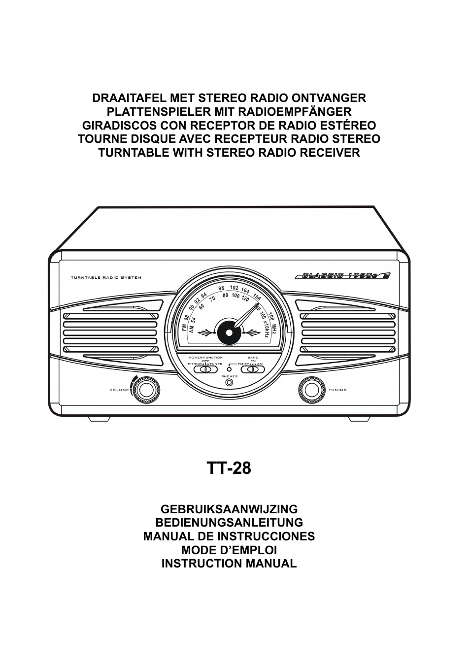 Lenco TT-28 User Manual | 12 pages