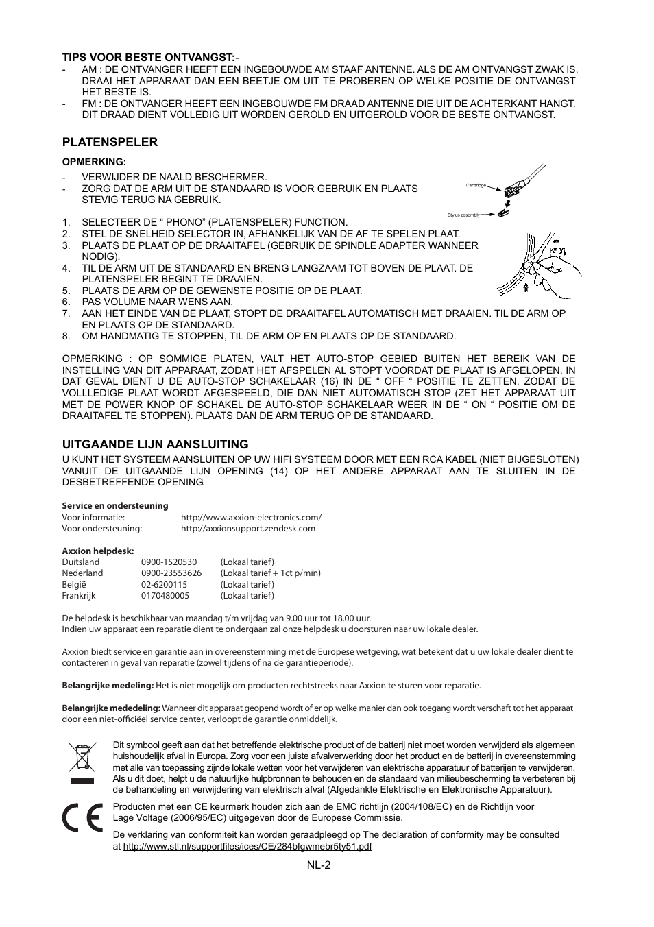 Lenco TT-28 User Manual | Page 3 / 12