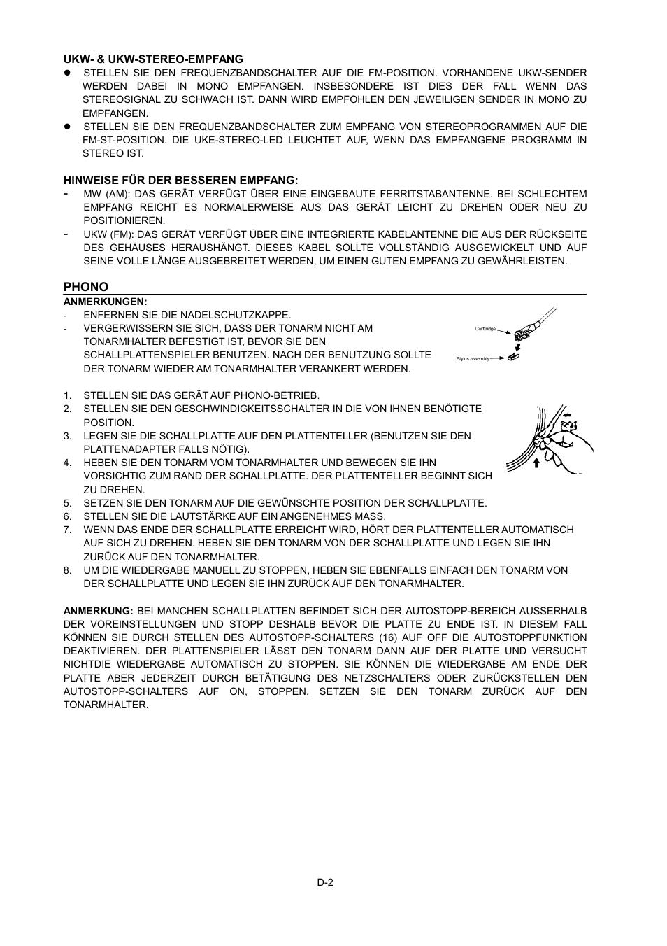 Lenco TT-28 User Manual | Page 5 / 12