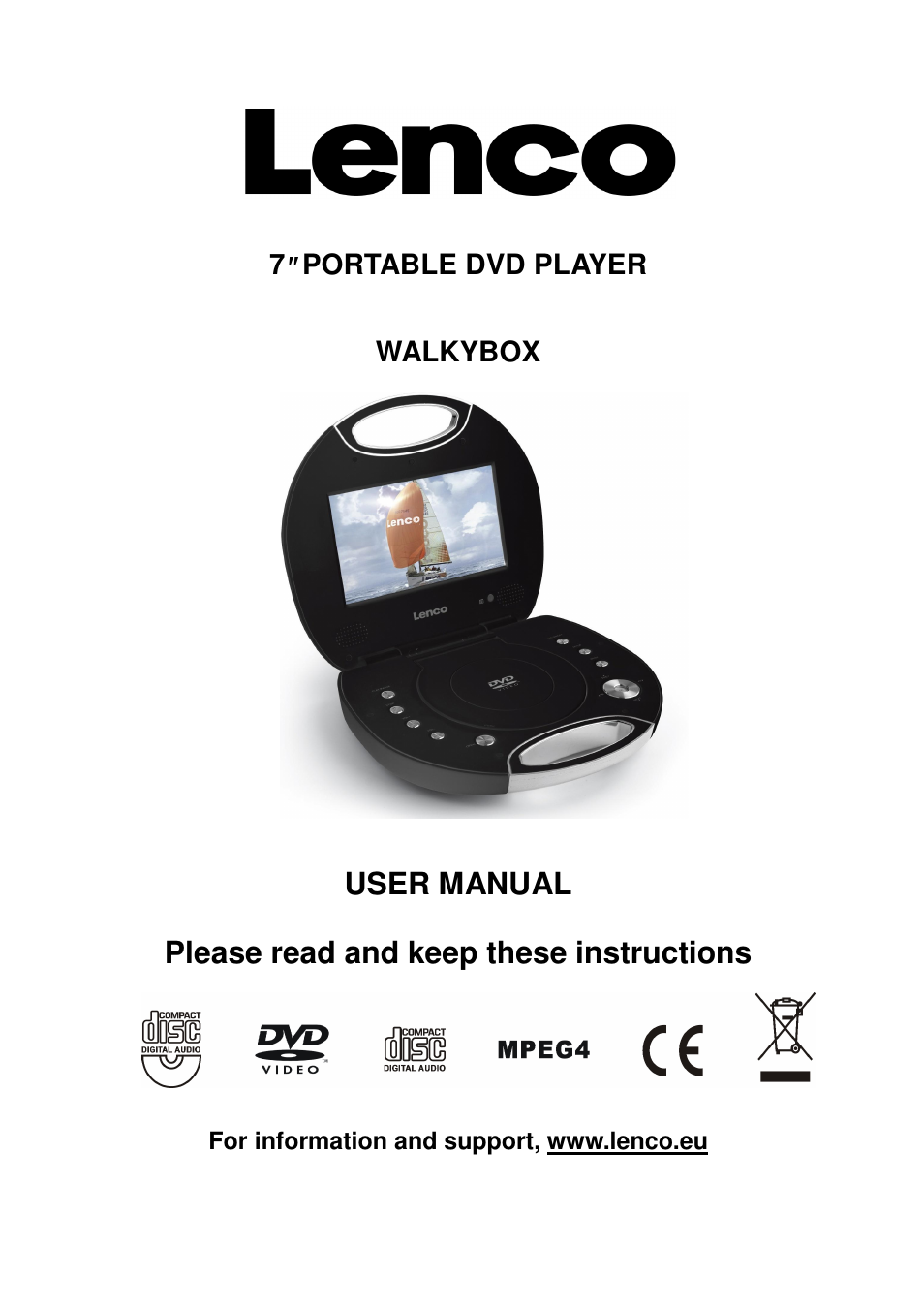 Lenco Walky Box User Manual | 30 pages