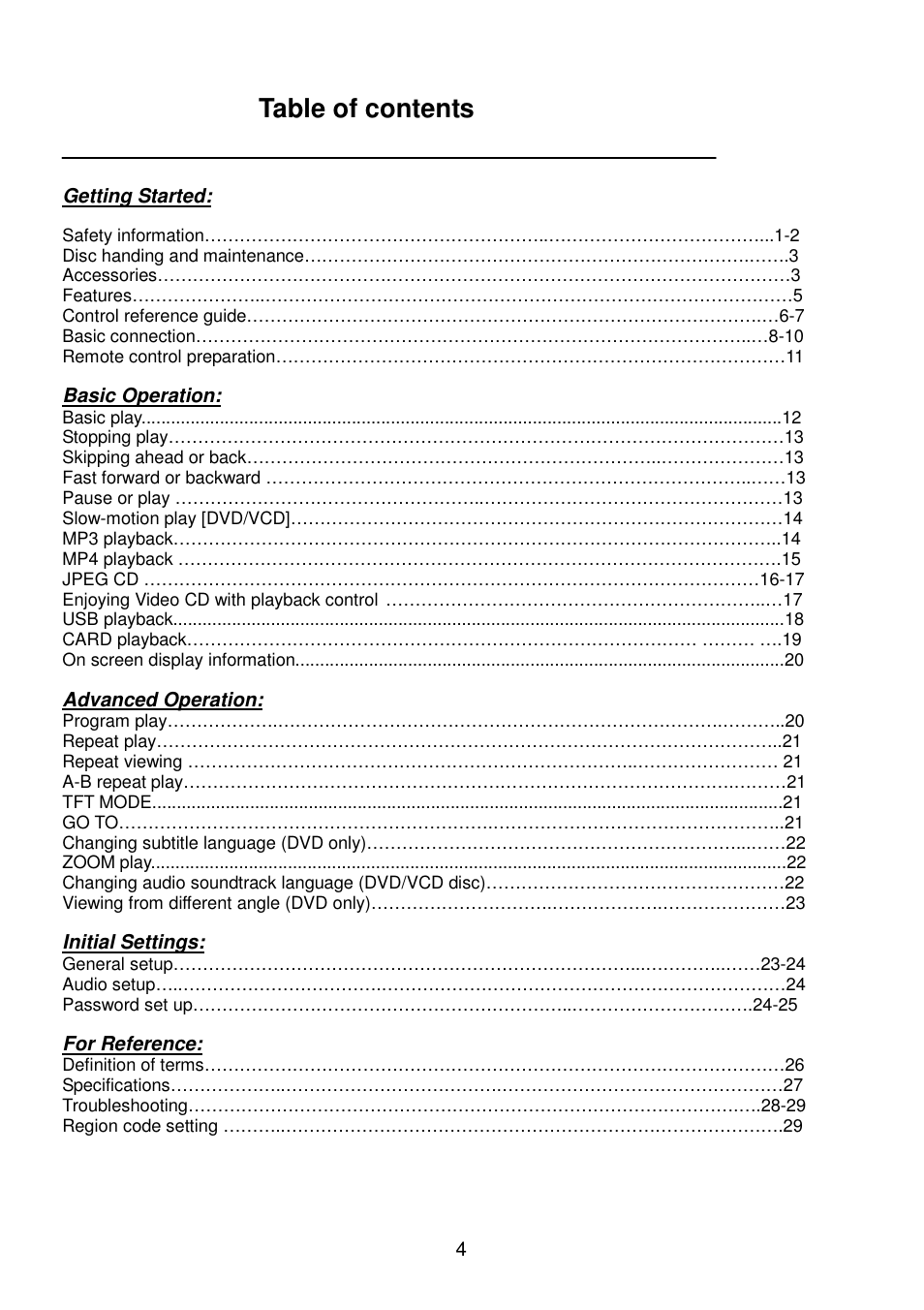 Lenco Walky Box User Manual | Page 5 / 30