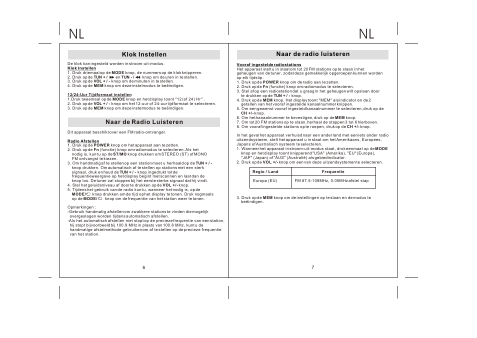 Lenco WPR-060 User Manual | Page 10 / 28