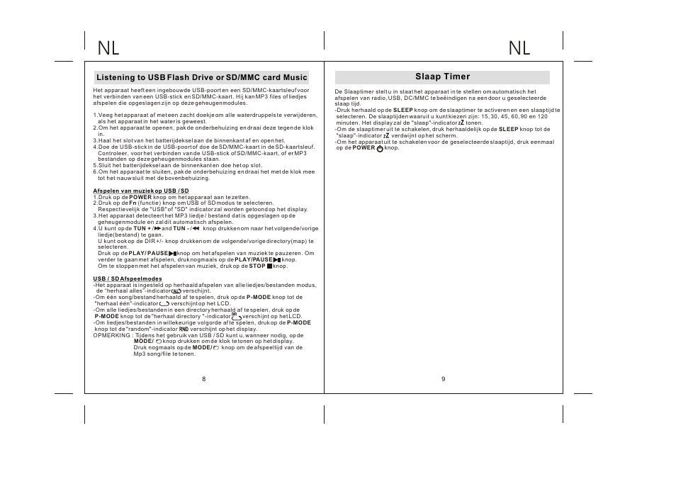 Lenco WPR-060 User Manual | Page 11 / 28