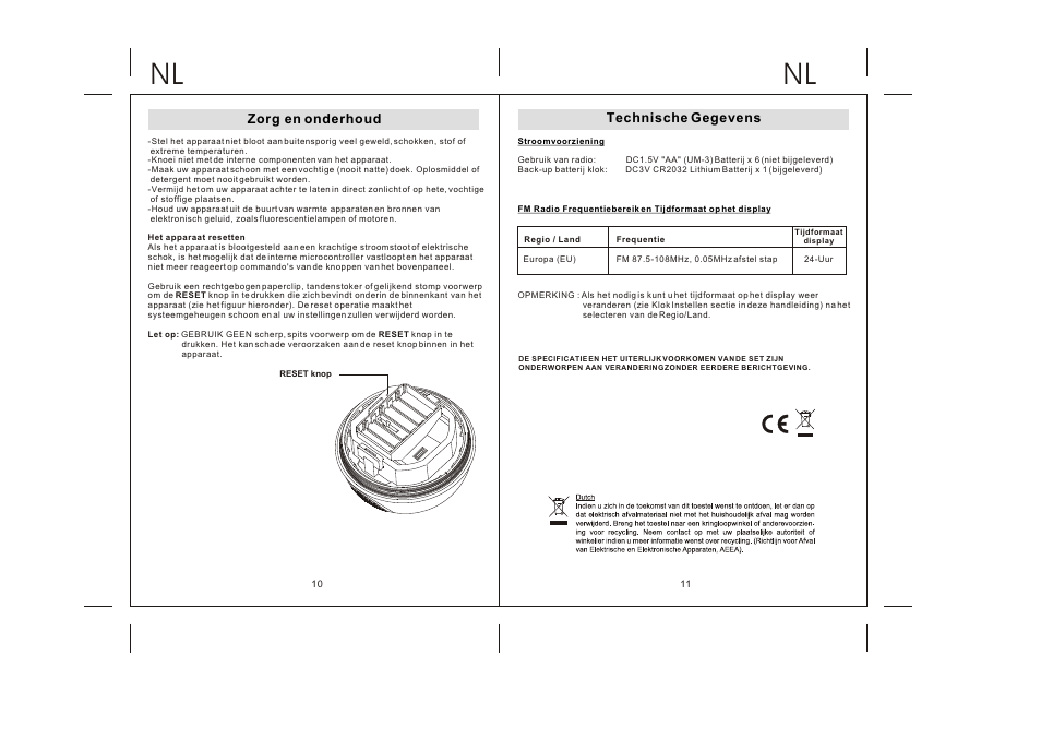 Lenco WPR-060 User Manual | Page 12 / 28