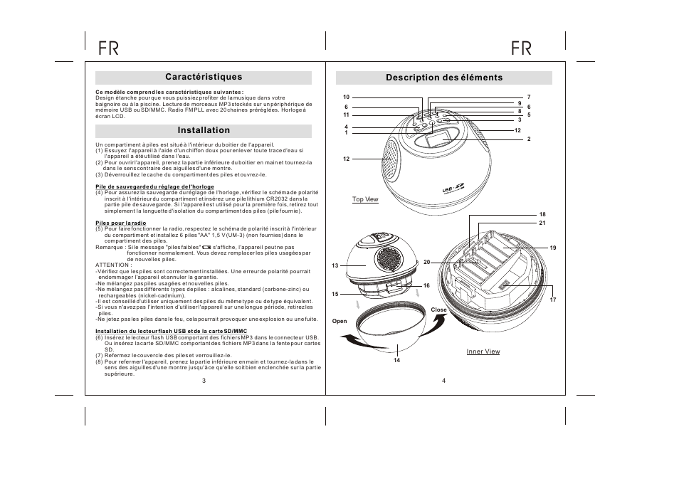 Lenco WPR-060 User Manual | Page 14 / 28