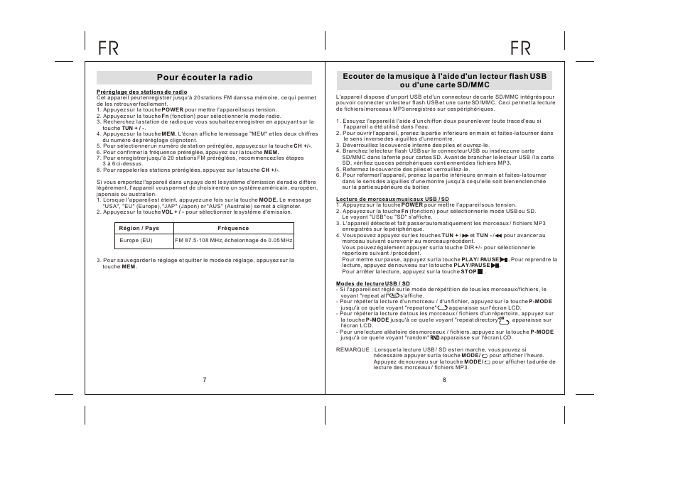 Lenco WPR-060 User Manual | Page 16 / 28