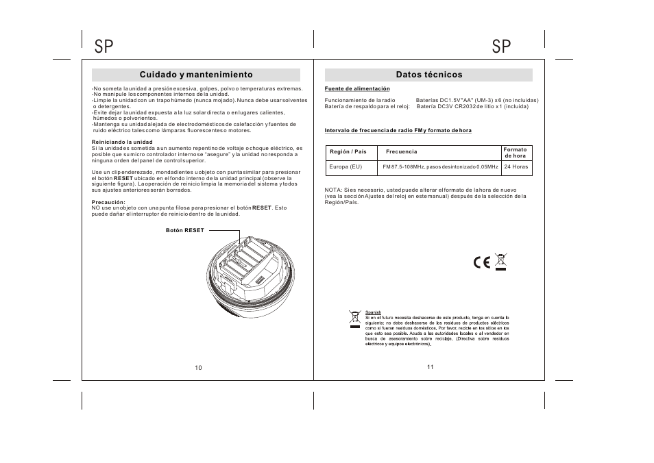 Lenco WPR-060 User Manual | Page 23 / 28