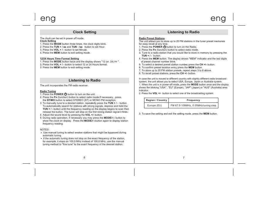 Lenco WPR-060 User Manual | Page 4 / 28