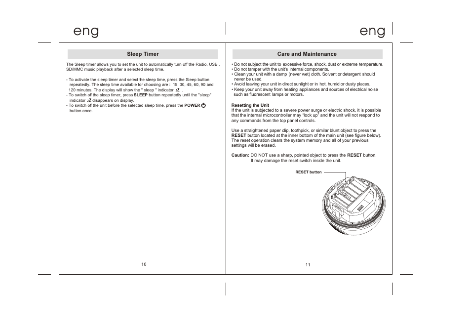 Lenco WPR-060 User Manual | Page 6 / 28