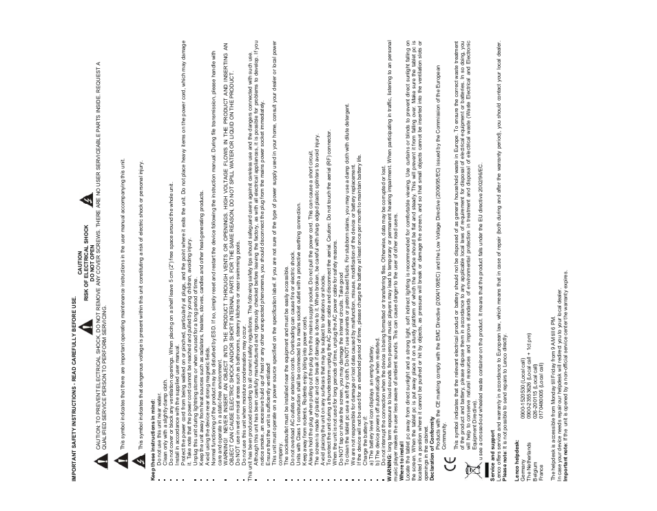 Lenco Xemio TAB-520 User Manual | Page 2 / 4