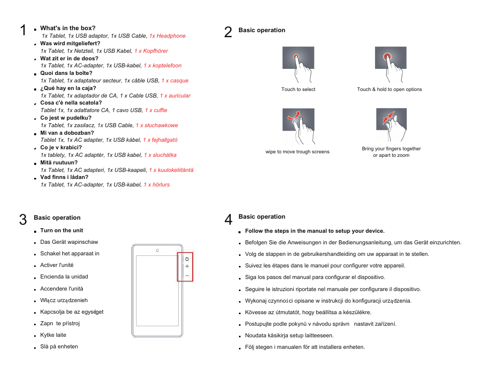 Lenco Xemio TAB-520 User Manual | Page 3 / 4