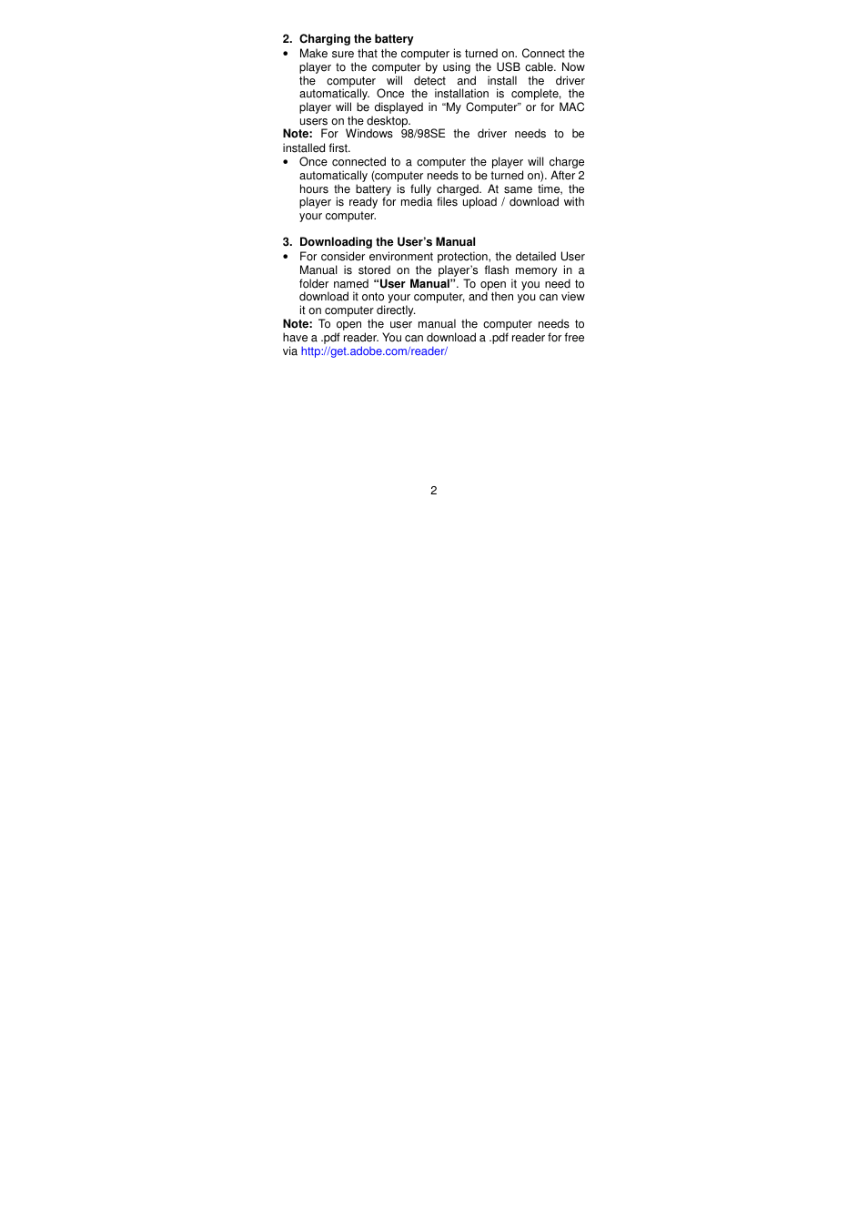 Lenco XEMIO-253 User Manual | Page 2 / 3