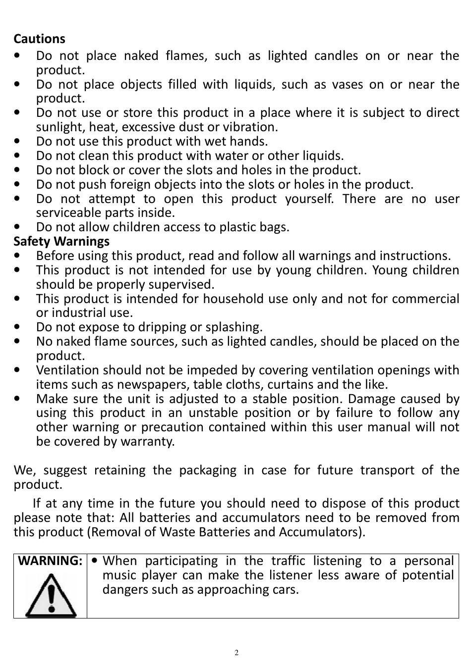 Lenco Xemio-657 User Manual | Page 2 / 22